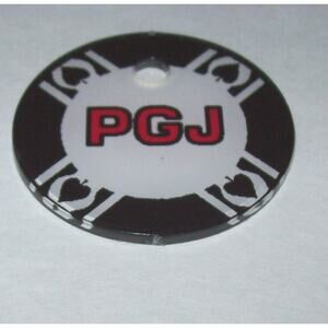 World Poker Tour Pinball Machine Plastic Promo Key Chain Original NOS